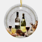 食べメリー酒は特に酒である セラミックオーナメント (正面)