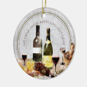 食べメリー酒は特に酒である セラミックオーナメント (左)