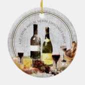 食べメリー酒は特に酒である セラミックオーナメント (裏面)