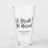 食べモダン結婚したBeの結婚飲み物 タンブラーグラス (正面)