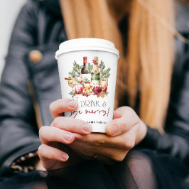 食べモダン飲んで楽しいクリスマス 紙コップ