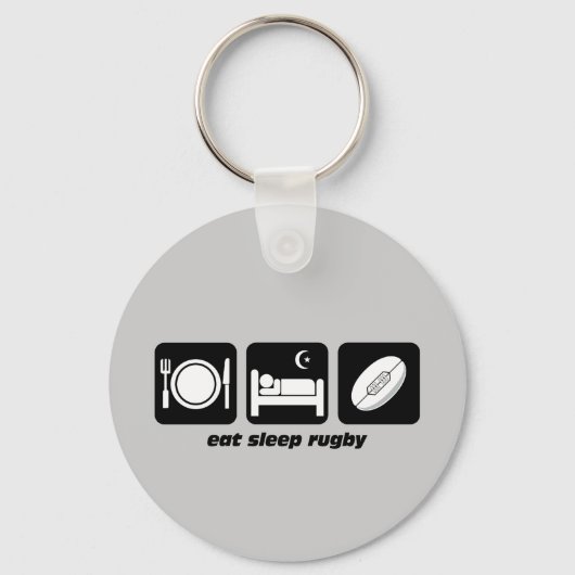 食べラグビー キーホルダー (正面)