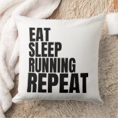 食べランニング睡眠反復 クッション (ブランケット)