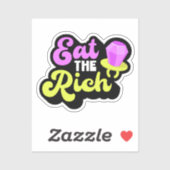 食べリッチ90のダイヤモンドリングや輪社会ポップ・アートのおもしろい シール (シート)