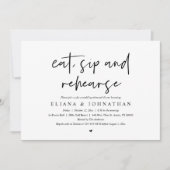 食べリハのリハ結婚ーサルディナー 招待状 (正面)