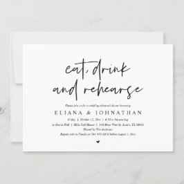 食べリハーサル・ディ結婚ナー 招待状