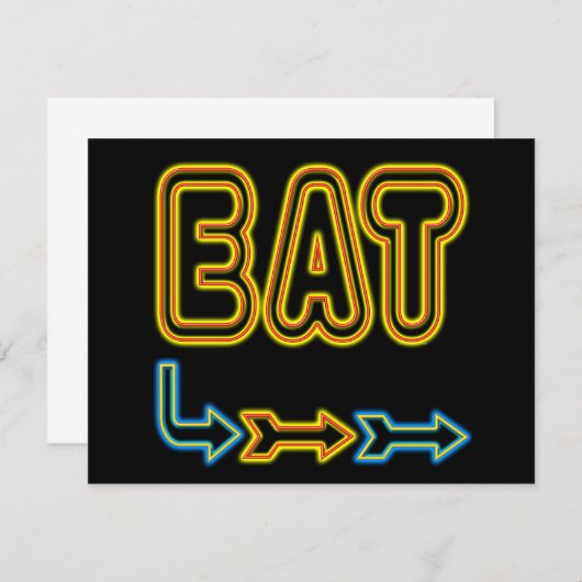 食べレトロネオンサイン (正面/裏面)