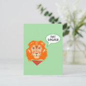 食べロおもしろいンライオン大学ユーモア漫画 ポストカード (スタンド正面)