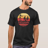 食べローディンズゾンビユーモア Tシャツ (正面)