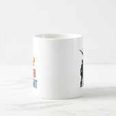 食べーの繰り返しおもしろい コーヒーマグカップ (中央)