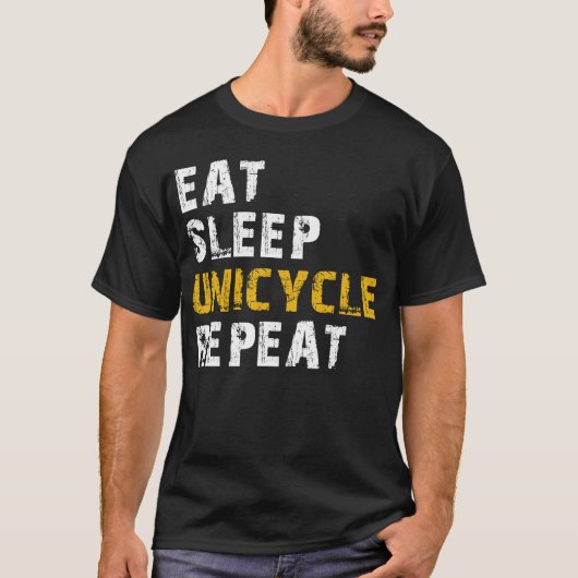 食べ一輪車 Tシャツ (正面)