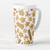 「食べ人気がある物と食べ物の大半」 カフェラテマグ (右アングル)