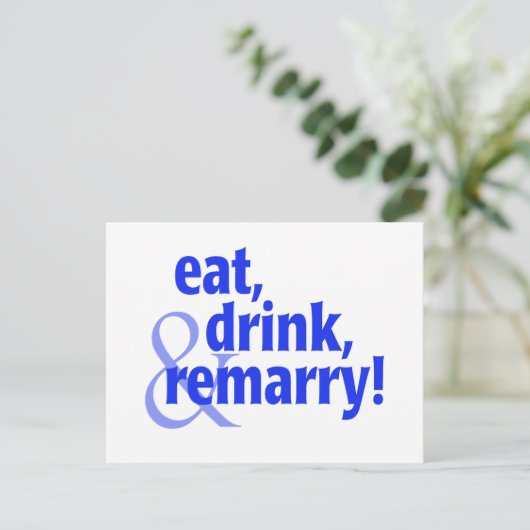 食べ再婚 ポストカード (スタンド正面)