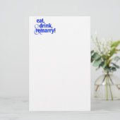 食べ再婚 便箋 (スタンド正面)