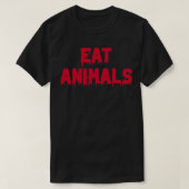 食べ動物 Tシャツ (デザイン正面)