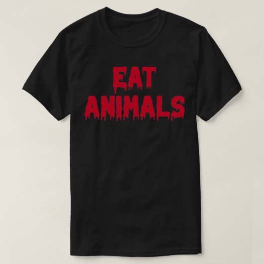 食べ動物 Tシャツ (デザイン正面)