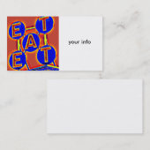 食べ名刺 名刺 (正面/裏面)