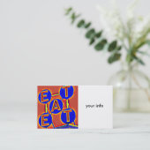 食べ名刺 名刺 (スタンド正面)