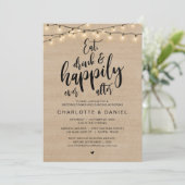 食べ夕食後は酒を飲んで楽し結婚く 招待状 (スタンド正面)