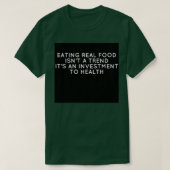 食べ実在食 Tシャツ (デザイン正面)