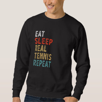 食べ実在Sleep Tennis Repeat Playerアイディアヴィンテージ スウェットシャツ