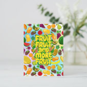 食べ実 |健康やる気を起こさせる食品ヨガ ポストカード (スタンド正面)