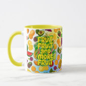 食べ実 |健康やる気を起こさせる食品ヨガ マグカップ (左)