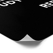 食べ寝てクリニカルフリーク勉強へ行くエクサ ポスター (角)