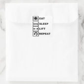 食べ寝て持ち上げて繰り返す。 スクエアシール (バッグ)