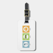 食べ寝て！ ラゲッジタグ (正面縦)