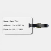 食べ寝て！ ラゲッジタグ (裏面横)