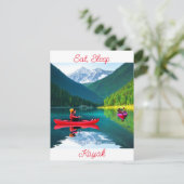 食べ寝とカヤック |保のTouch ポストカード (スタンド正面)