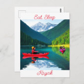 食べ寝とカヤック |保のTouch ポストカード (正面/裏面)