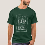 食べ寝る、起きる、バスケッモダンルの手を描く Tシャツ<br><div class="desc">食べ寝て目覚めバスケモダンットボールタイポグラフィデザイン。私は時々自分のボールを不機嫌にしているとは限遊らない。あなたのスポーツ愛好家に最適。誕生日素晴らし、母の日、父の日、バレンタイン、クリスマス、休暇、定年ギフト。お母さん、ママ、パパ、パパ、おばあちゃん、祖母、おじいちゃん、おじいさん、おばさん、おばさん、おばさん、おばさん、おばさん、姉さん、兄弟、友人や同僚に最適。あなたの人生のスポーツ愛好家のための理想的な贈り物。グラフィックモダン、手書きタイポグラフィデザイン。</div>