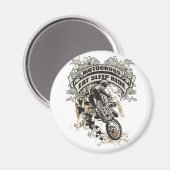 食べ寝モトクロスに マグネット (正面/裏面)