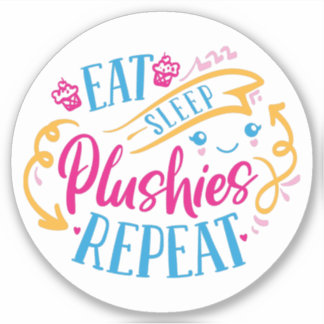 食べ寝具のリピートおもしろいカラフル|かわいい シール