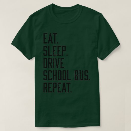 食べ寝台学校バおもしろいス学部 Tシャツ (デザイン正面)
