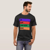 食べ寝岩繰り返し Tシャツ (正面フル)
