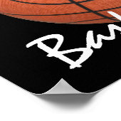 食べ寝息…バスケットボール ポスター (角)