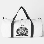 食べ寝柔道リピート「カスタマイズ可能」 Gi ダッフルバッグ (正面)