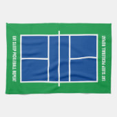 食べ寝漬けおもしろいボール キッチンタオル (横)