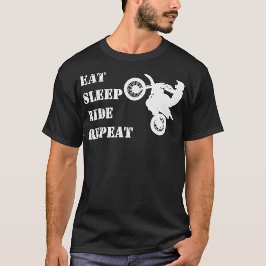 食べ寝相乗り Tシャツ (正面)