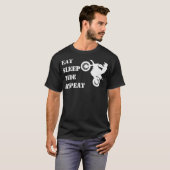 食べ寝相乗り Tシャツ (正面フル)