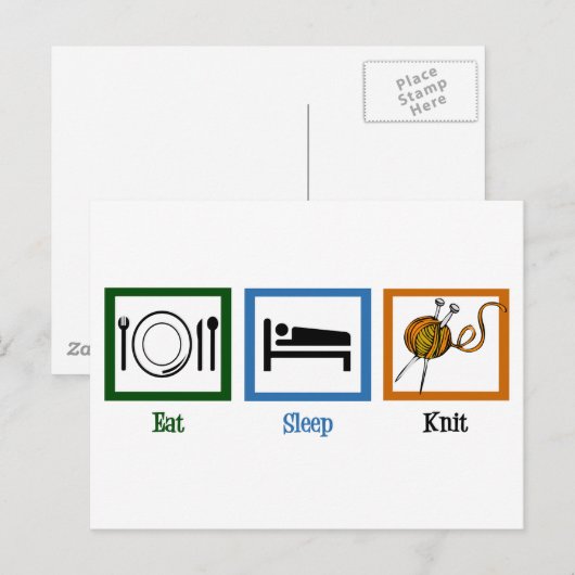 食べ寝編 ポストカード (正面/裏面)