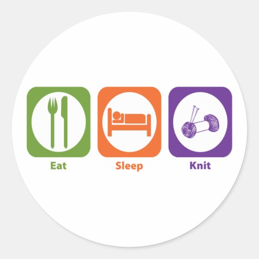 食べ寝編 ラウンドシール (正面)