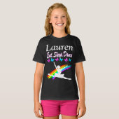 食べ寝踊パーソナライズされたりTシャツ Tシャツ (正面フル)