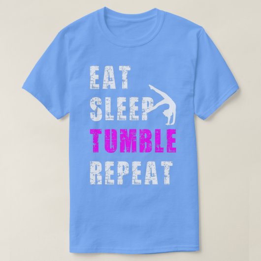 食べ寝転が体操おもしろい体操選手 Tシャツ (デザイン正面)