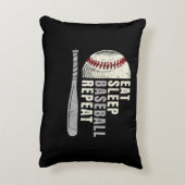 食べ寝野球中継おもしろい球選手 アクセントクッション (裏面(縦))