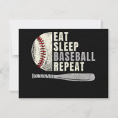 食べ寝野球中継おもしろい球選手 出欠カード (裏面)