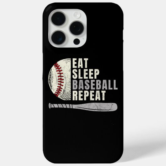 食べ寝野球中継おもしろい球選手 Case-Mate iPhoneケース (裏面)